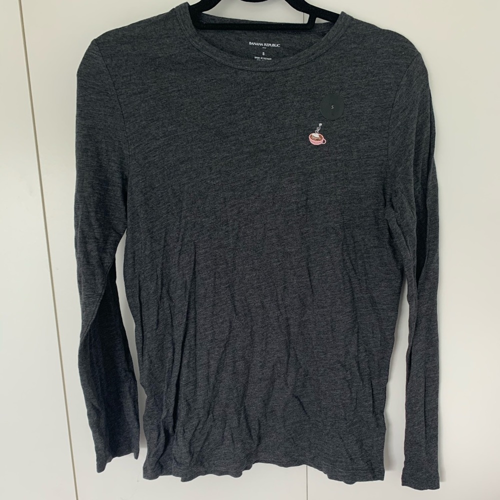 NEW: Banana Republic embroidered long sleeve
